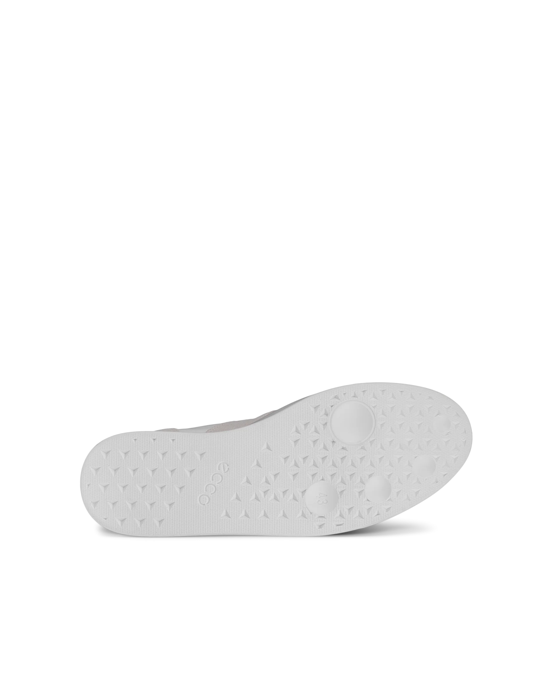 ECCO STREET LITE M Herren Sneaker aus Veloursleder Weiß