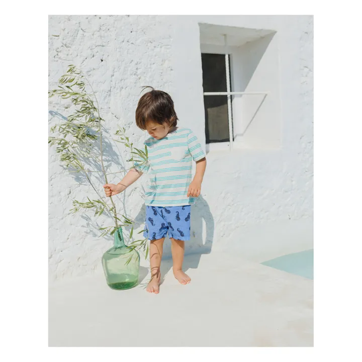 Búho Short de Bain Hippocampes | Bleu