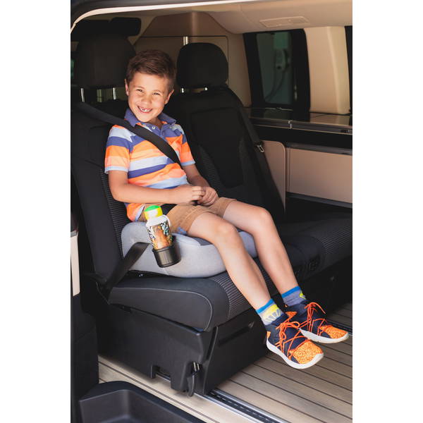 fillikidfillikid   Sitzerhöhung mit Isofix dunkelgrau/grau