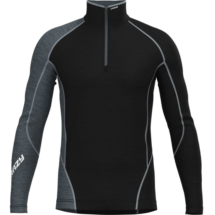 Crazy IdeaPULL FAHRENHEIT ZIP - schwarz