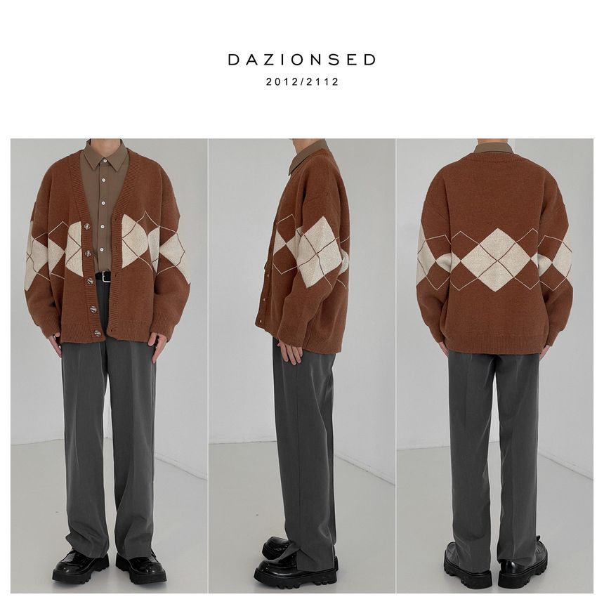 DAZO Studios - Argyle Cardigan