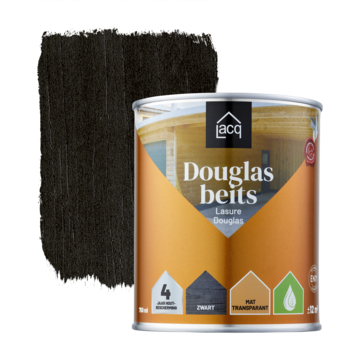 Lacq Douglas beits mat zwart 750 ml