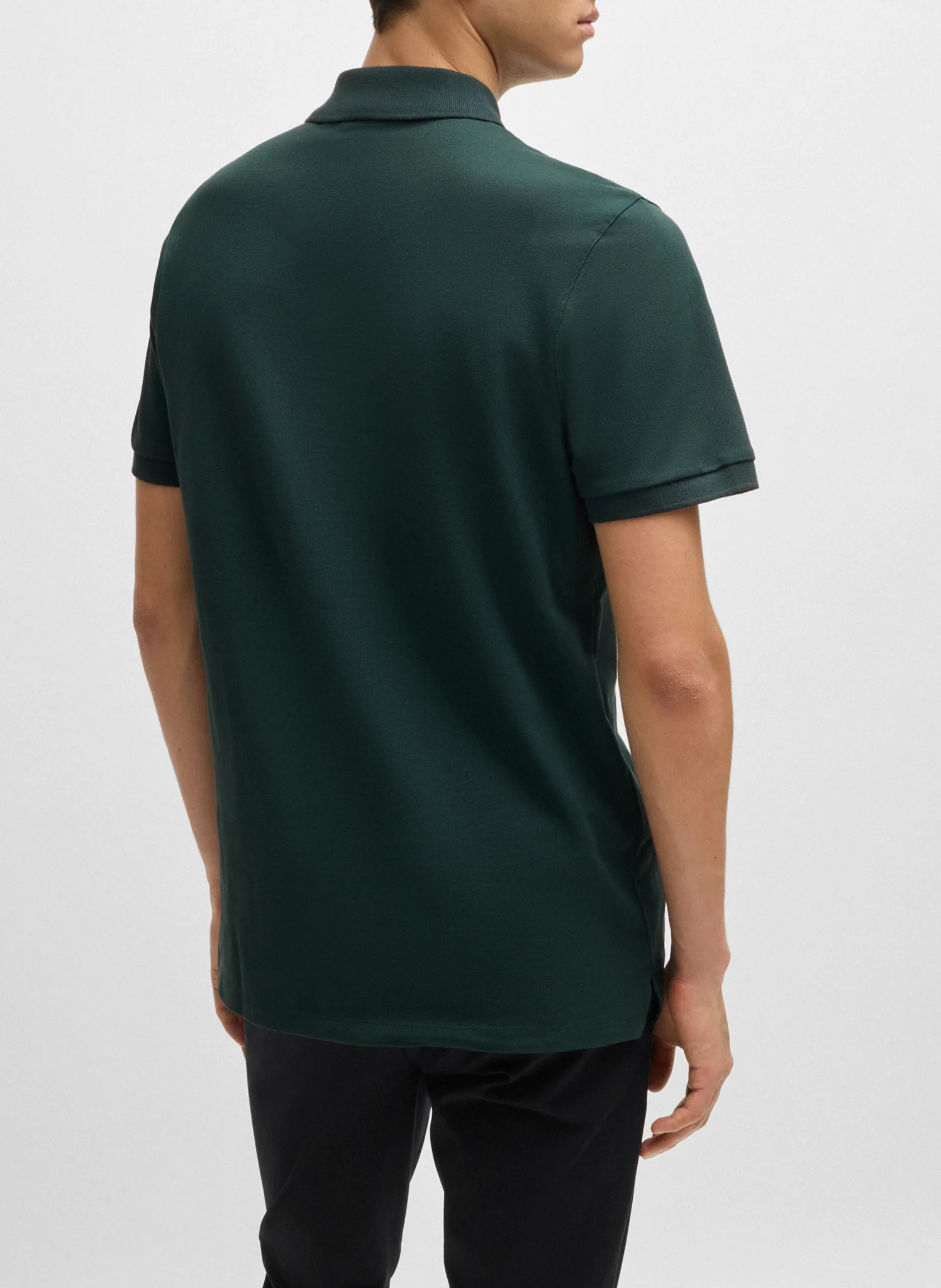 Polo regular-fit en coton bio| Kaki