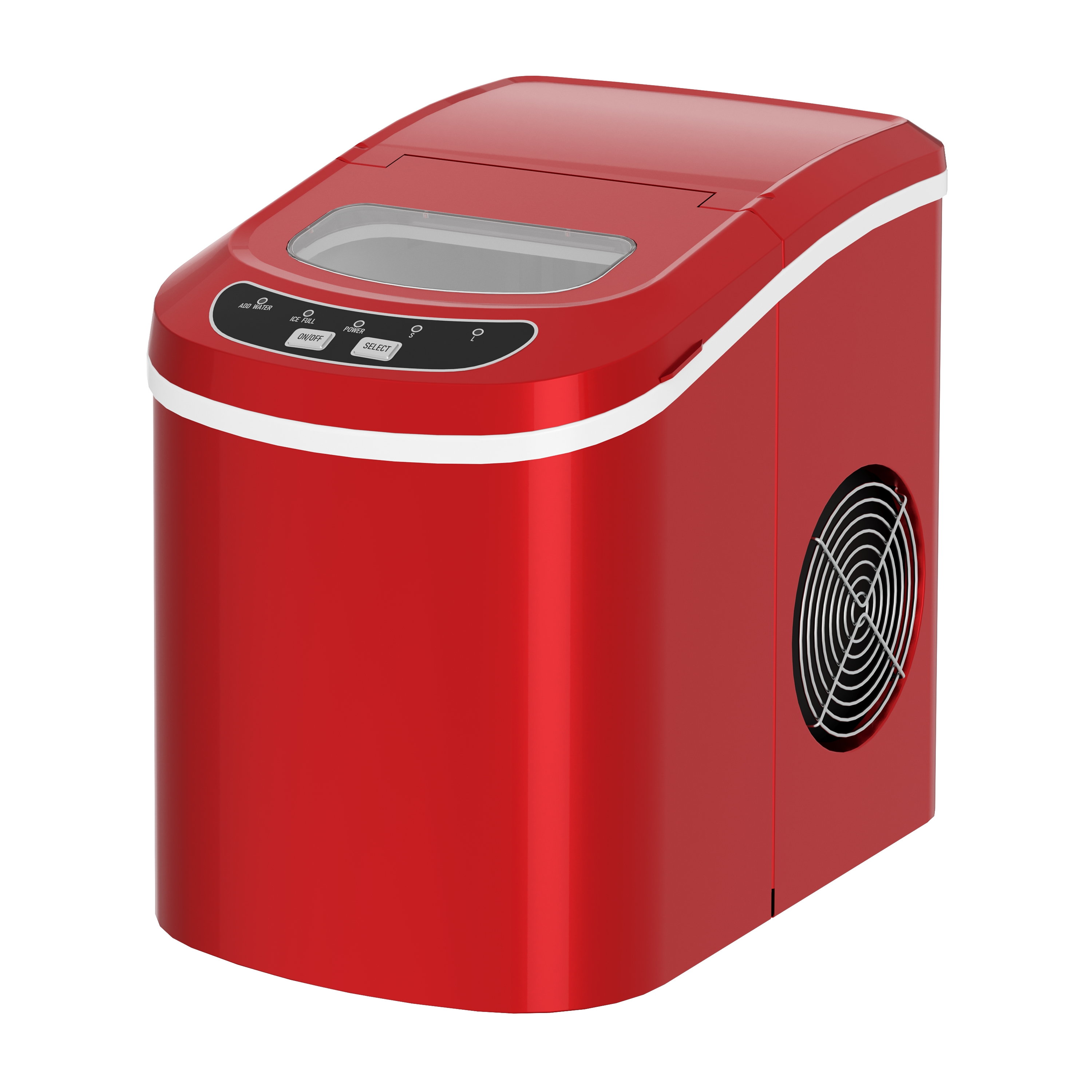 Eiswürfelmaschine rot 2.2L - 12 kg / 24 h