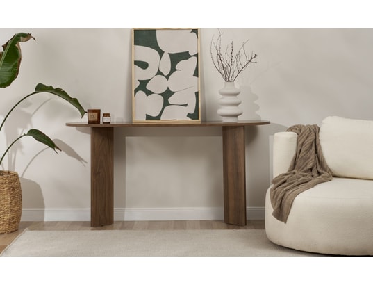 CONCEPT1 - Console Sira noyer 150 x 35 x h75cm