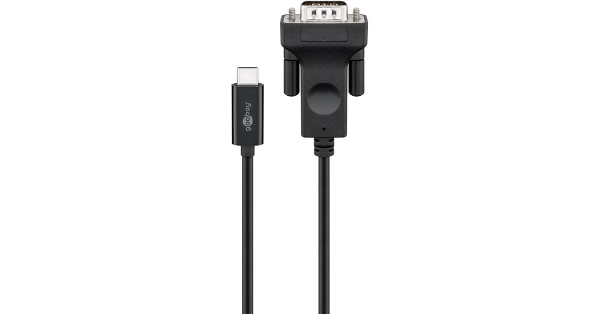 goobayUSB-C naar VGA adapterkabel  (Zwart, 1,8 meter)