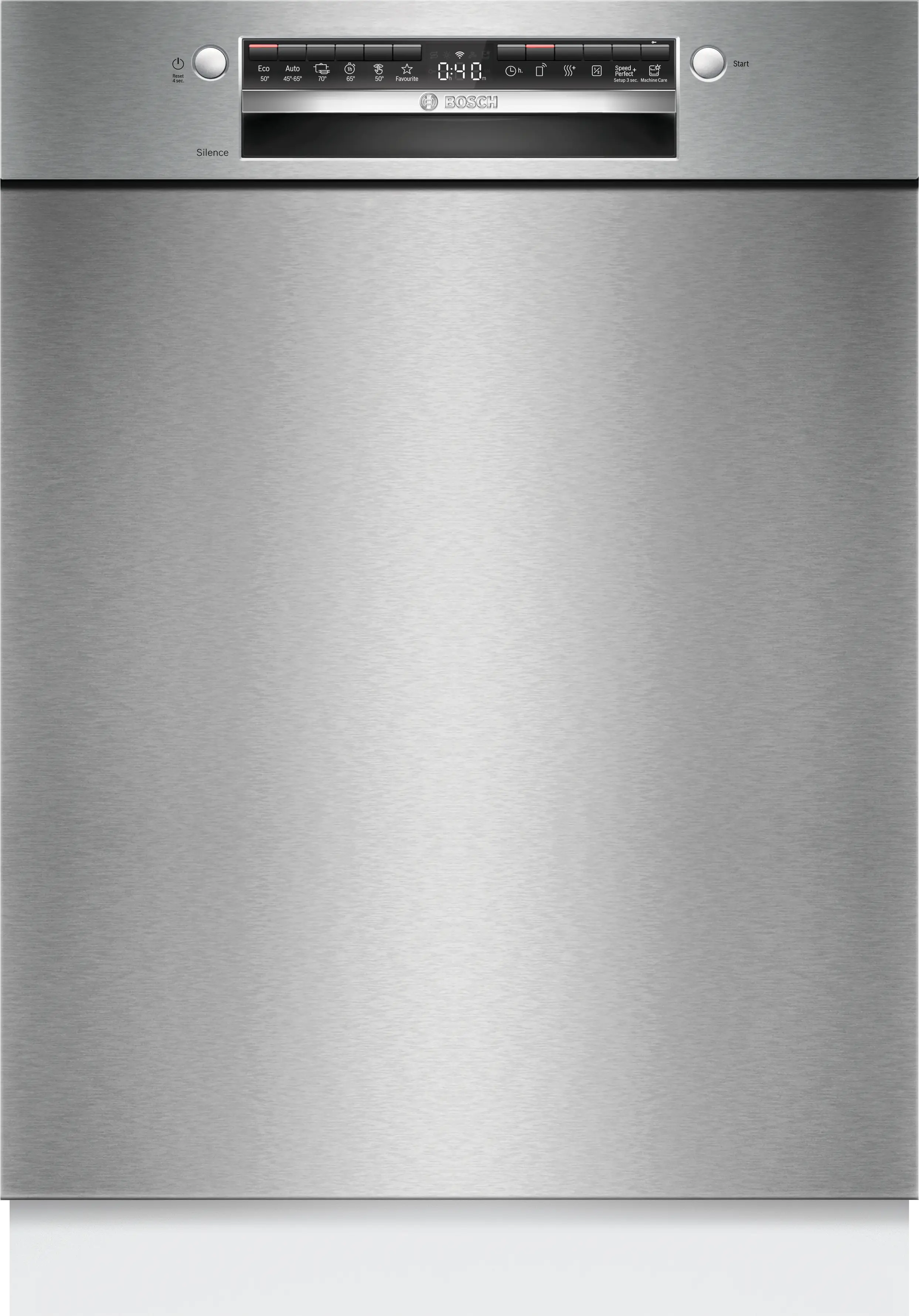 Serie 4 Onderbouw vaatwasser 60 cm Geborsteld staal
