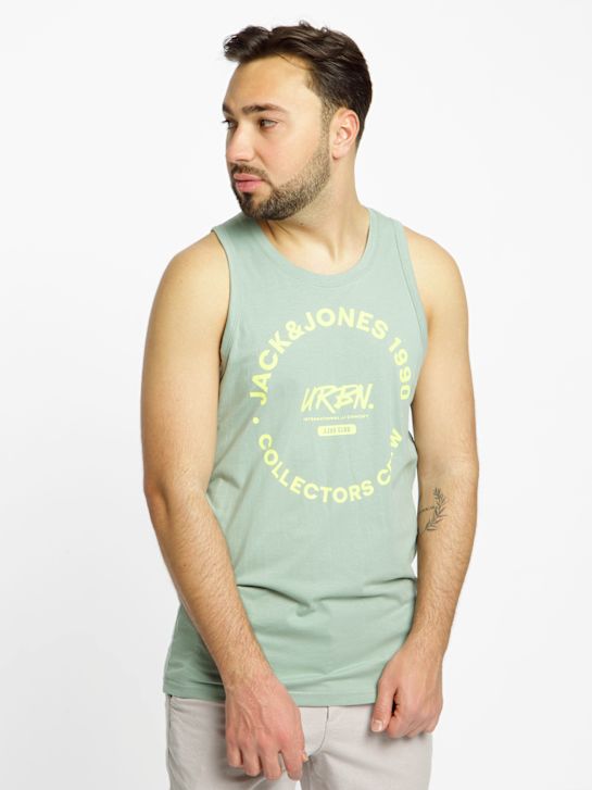 JACK & JONES Tanktop Grün