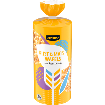 Jumbo Rijst & Maïs Wafels met Kaassmaak 155 g