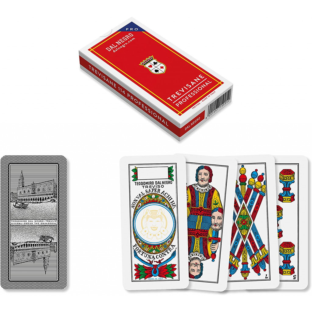 Jeu de 40 cartes italiennes - scopa - Trévisane