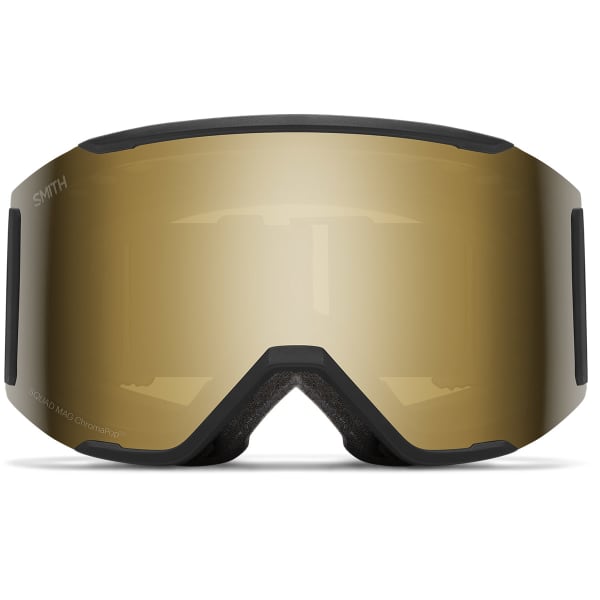 Masque de ski SMITH SQUAD MAG BLACK CHROMAPOP SUN BLACK GOLD MIRROR