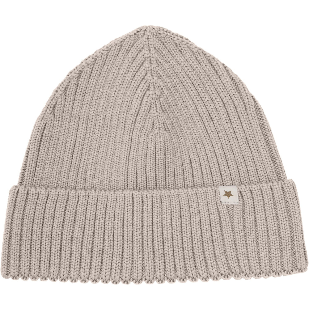 Køb Huttelihut Camel Melange Beanie Uld Strik