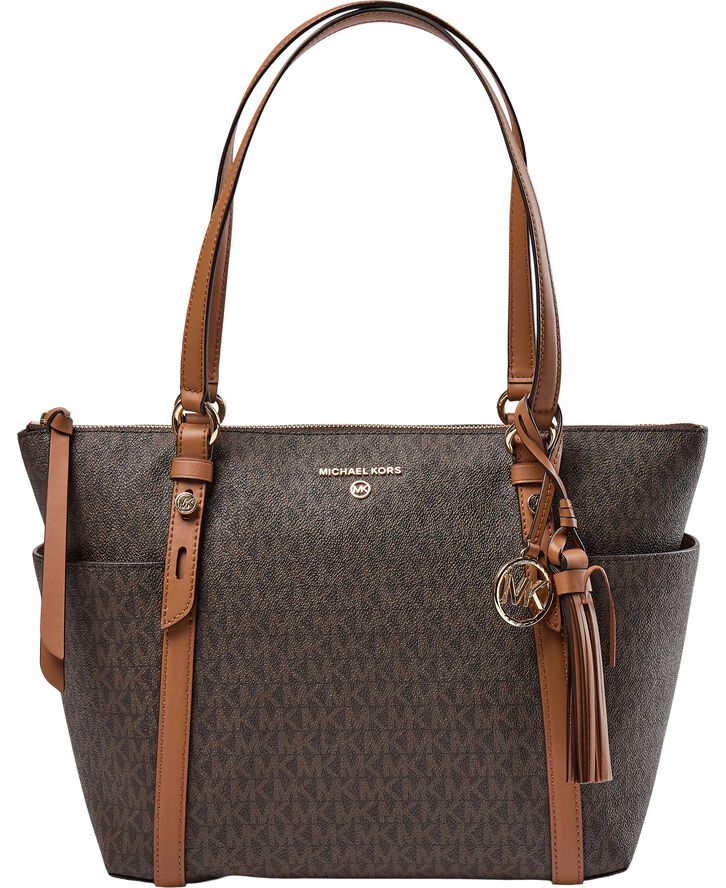 Michael Kors MD TZ TOTE Brn/acorn