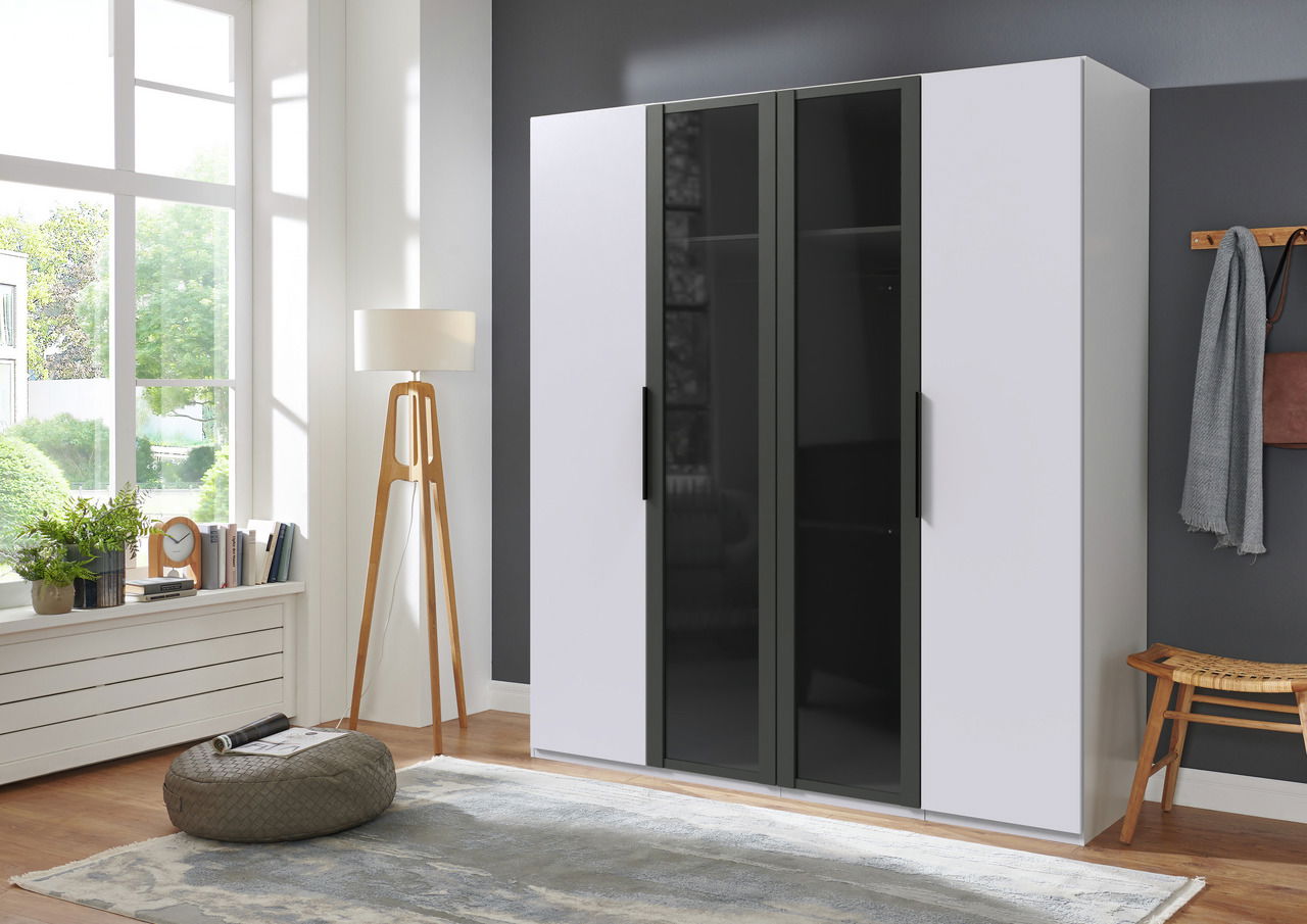 Ti´me Drehtürenschrank 4-trg. LEVEL 36 BLACK E