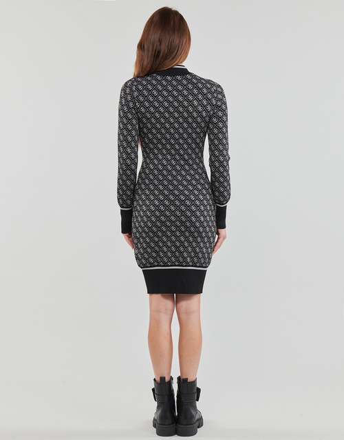 Guess - LS LISE 4G LOGO SWTR DRESS - Noir