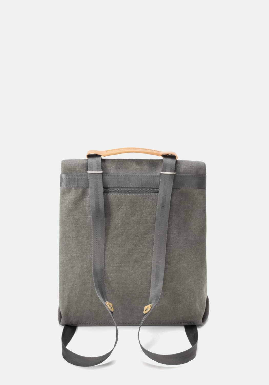 Qwstion Qwstion Small Tote Organic Washed GRey