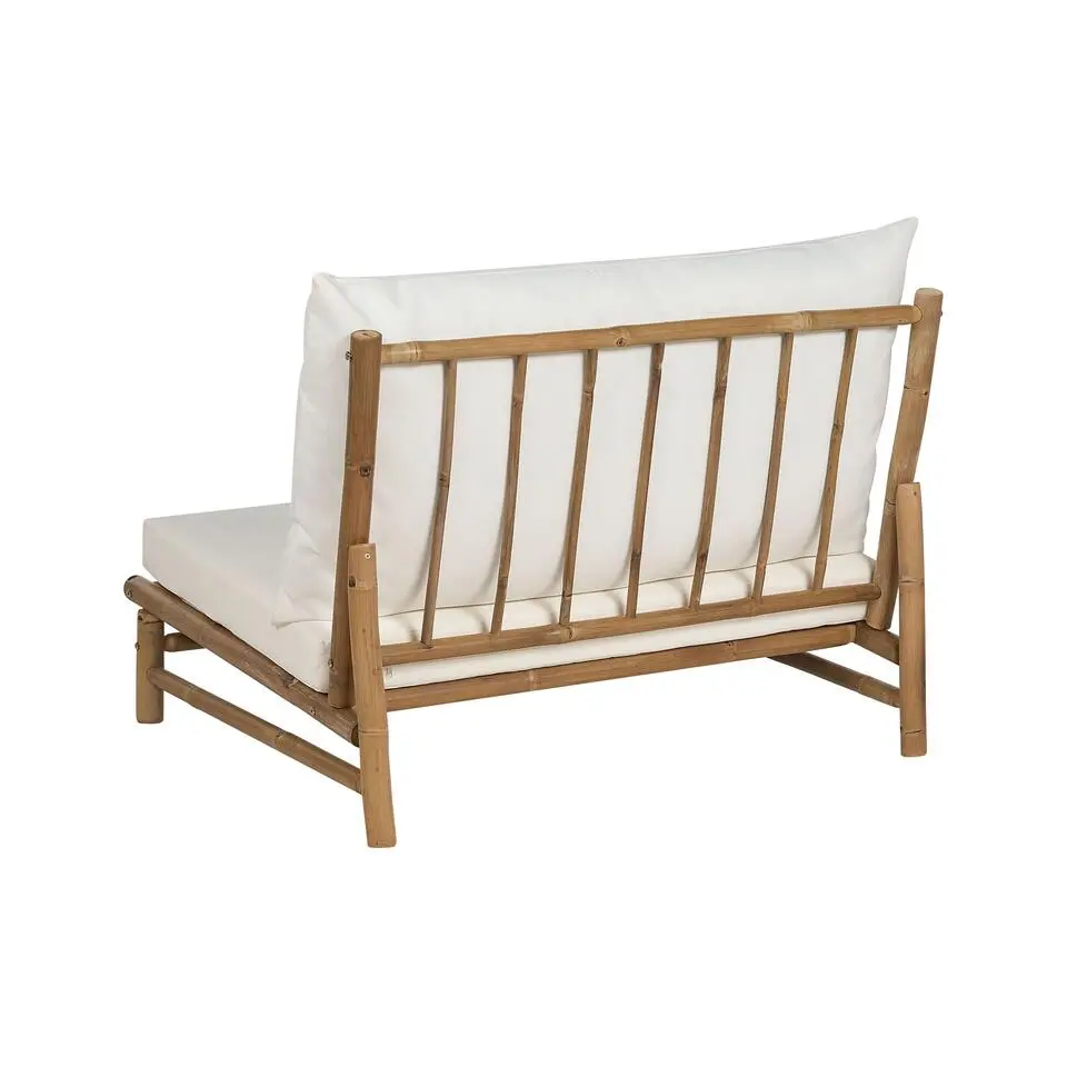 TODI - Fauteuil - Lichthout/Wit - Bamboe