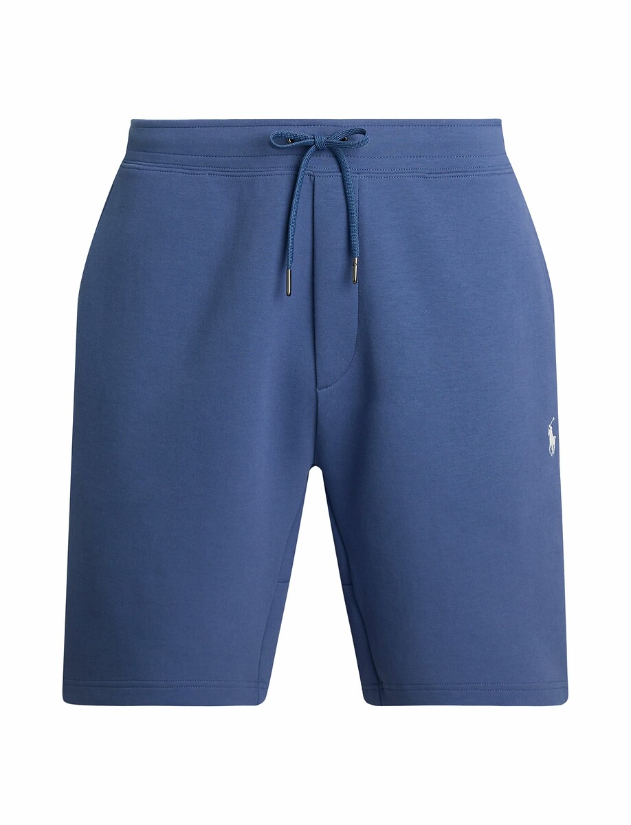 POLO RALPH LAUREN<br>Shorts em tecido de malha dupla, com logotipo bordado