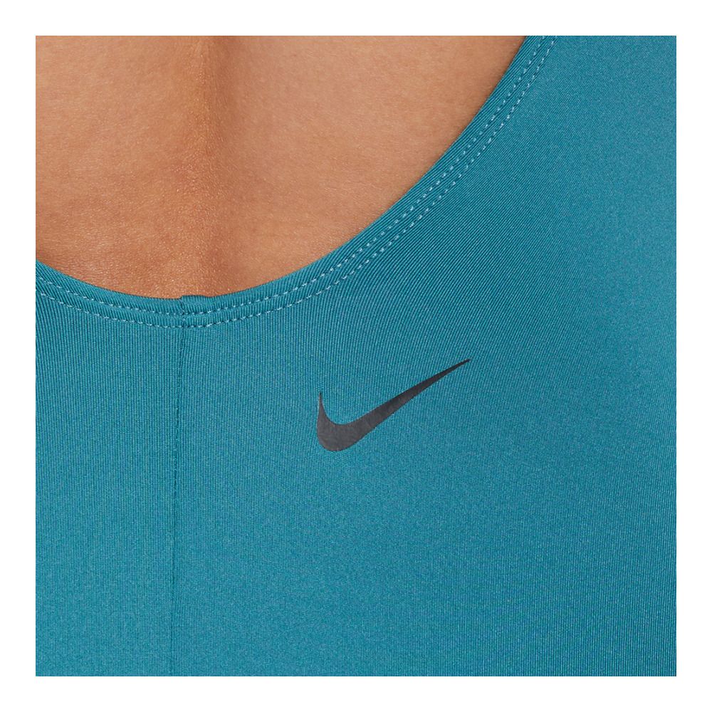 Nike Swim MULTI LOGO U-BACK - Maillot de bain 1 pièce Femme mineral teal