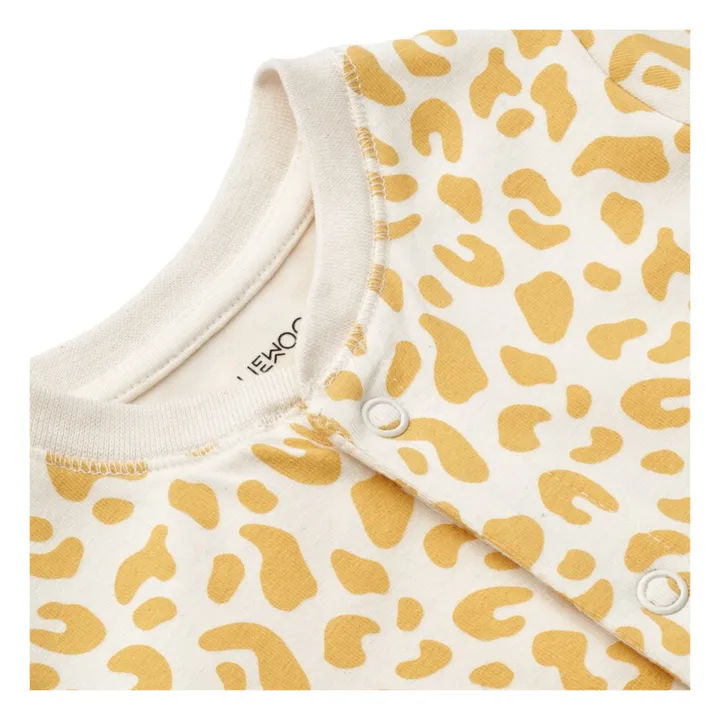 Liewood Pyjama avec pieds Coton Bio Boye | Jaune