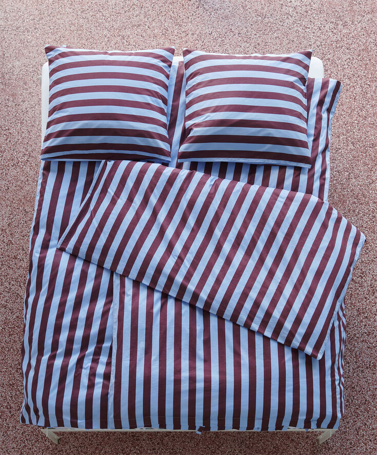 Hay Été Duvet Cover Bordeaux Bordeaux