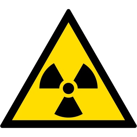 Panneau Danger- Matières radioactives/radiations - W003 -ISO 7010