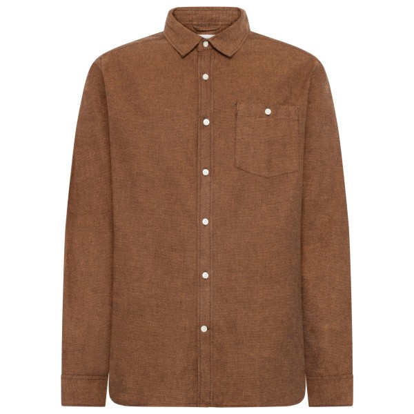 KnowledgeCotton Apparel - Zig-Zag Twill Structure Shirt - Chemise