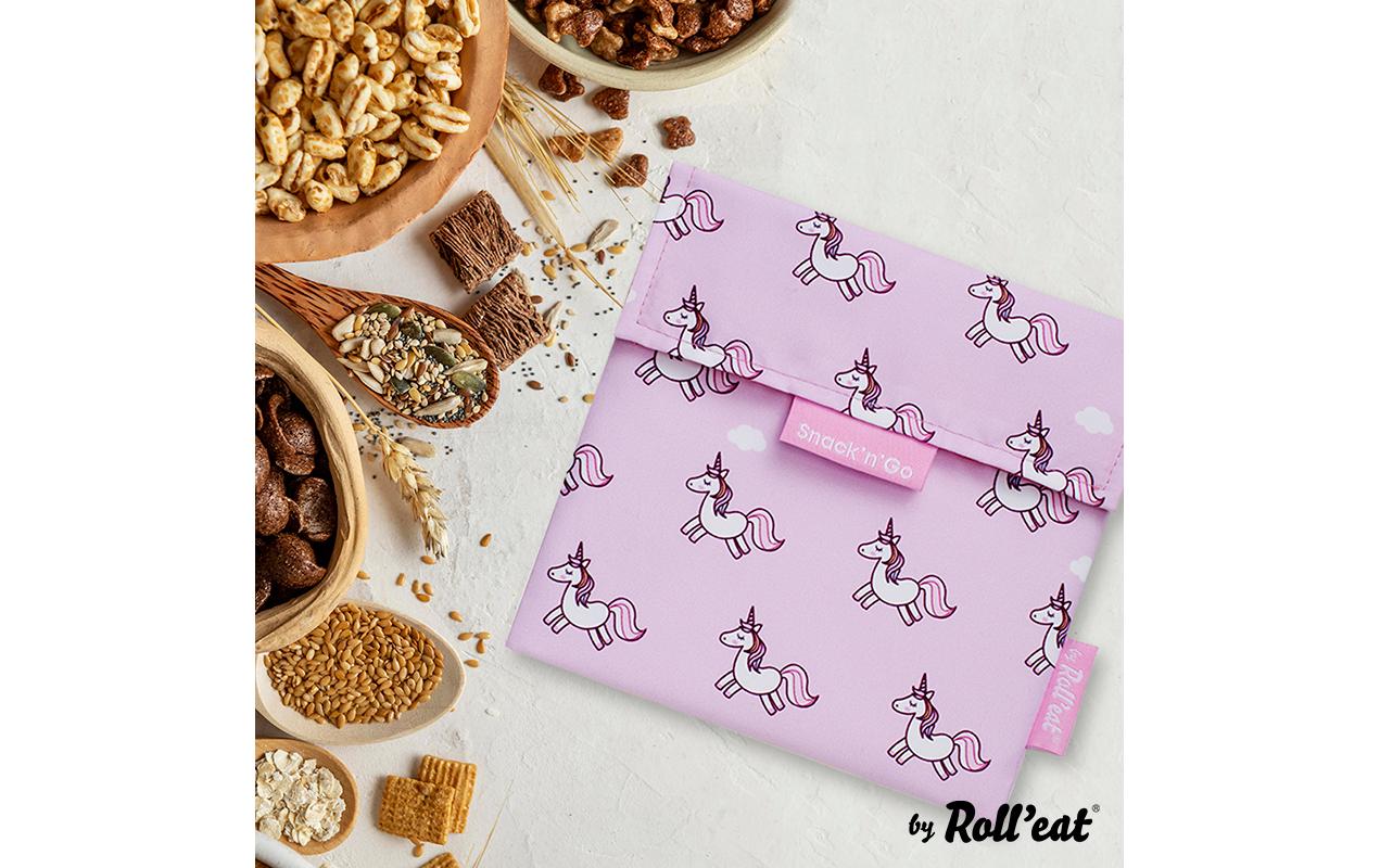 Lunchbeutel SnacknGo Animals Rosa, EinhornRosa Lunchsack
