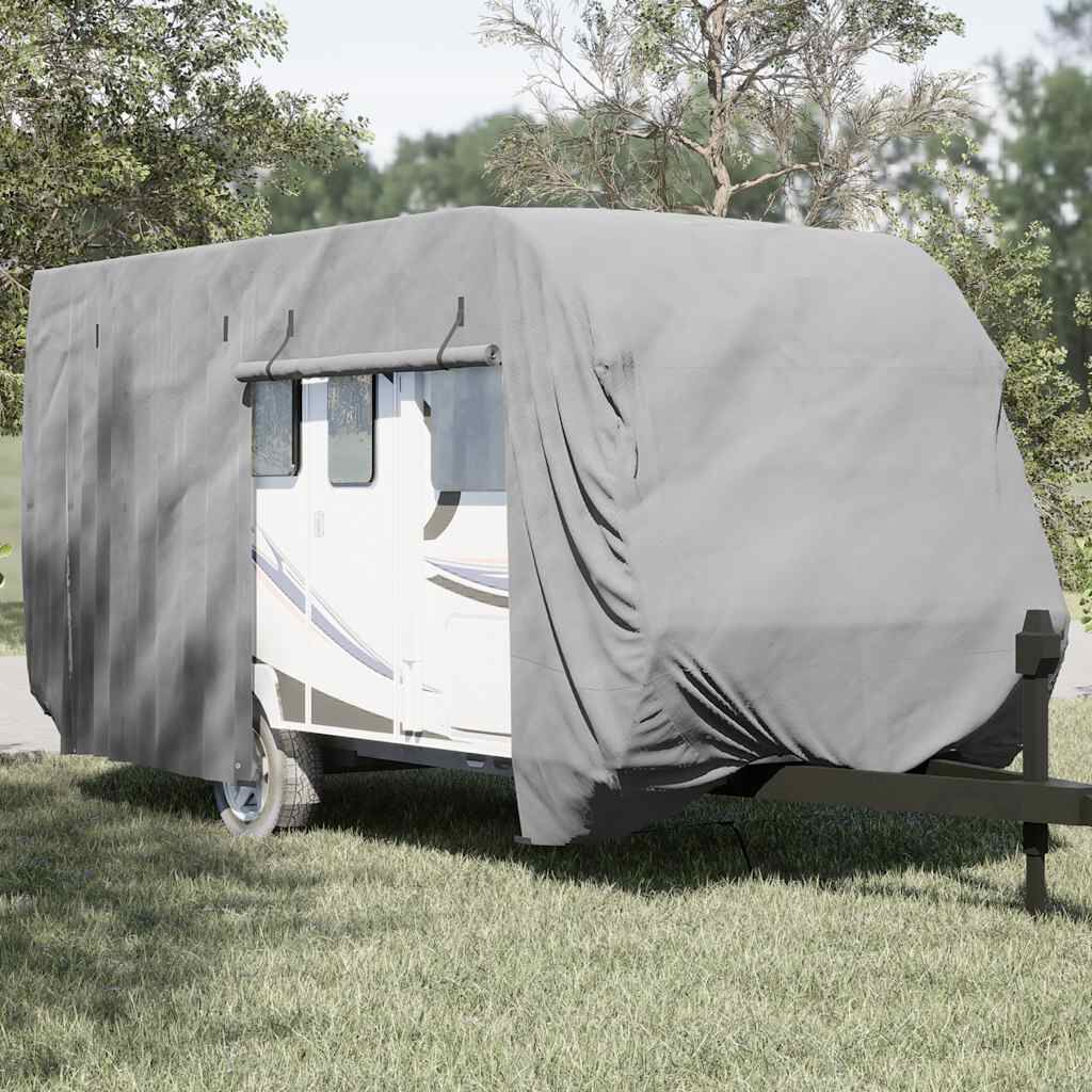 vidaXL Caravanhoes, Grijs, 460x250x220 cm