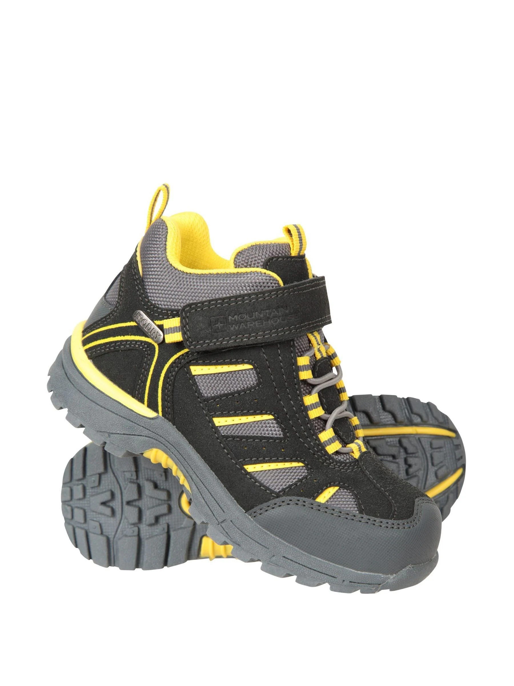 Zwart - Mountain Warehouse waterbestendige Drift wandelschoenen voor jeugd