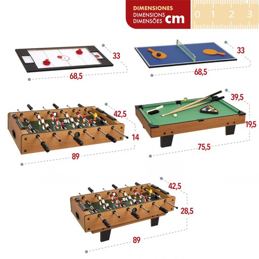 Mesa Multijuegos Sobremesa Cbgames