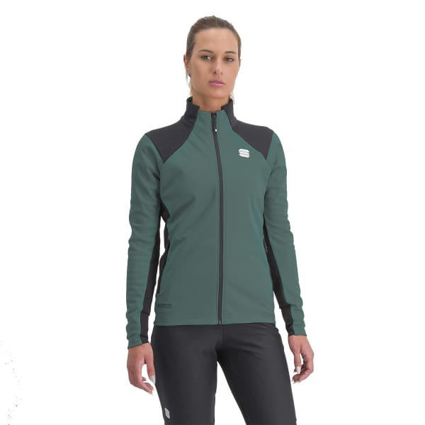 Veste ski de fond SPORTFUL SQUADRA W JKT SHRUB GREEN/GALAXY BLUE