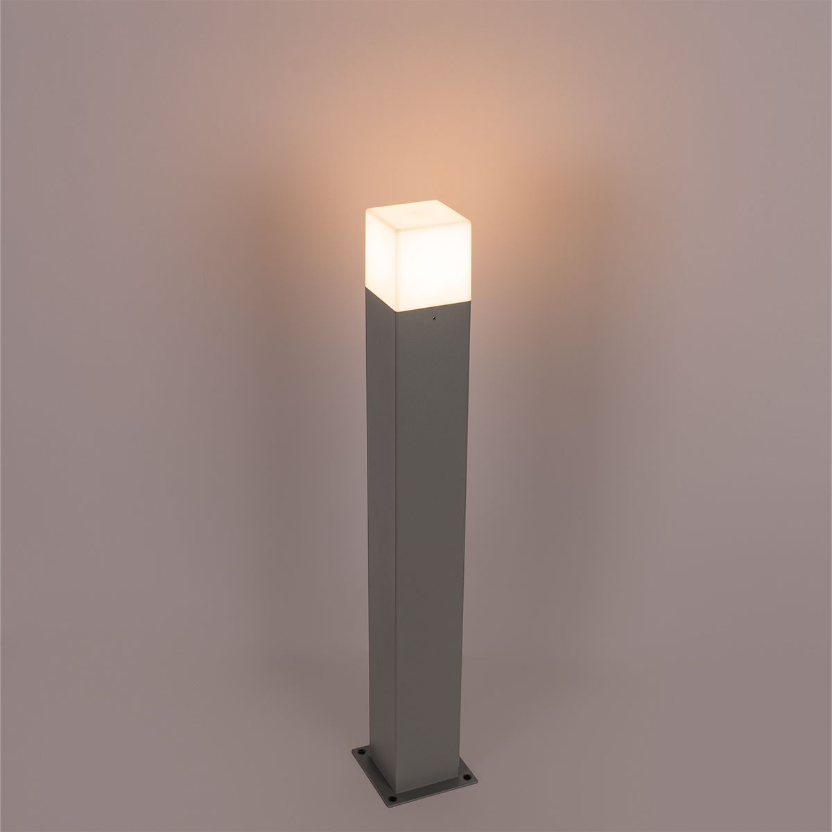 Moderne staande buitenlamp grijs 70 cm IP44 - Denmark