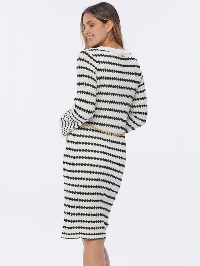 Strickjackenkleid Stripe Affair
