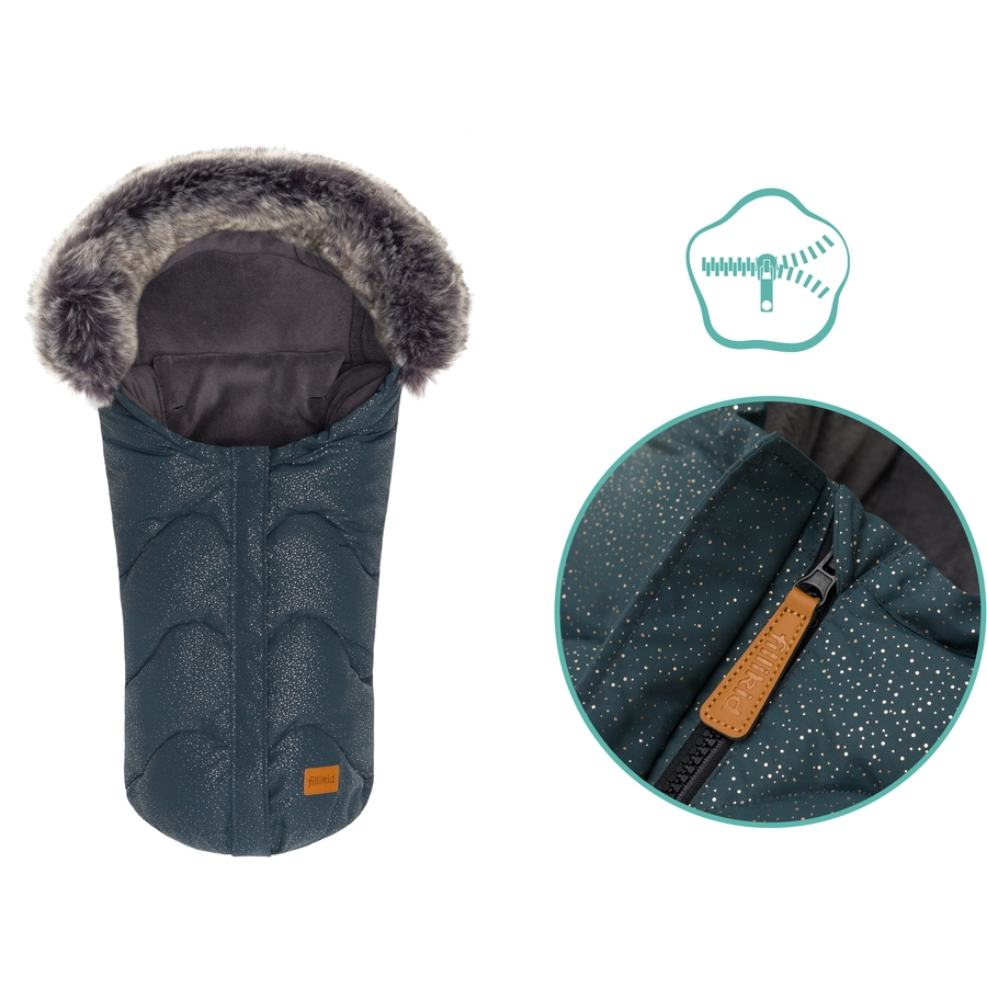 fillikid Winterfußsack Lhotse für Babyschale Galaxy