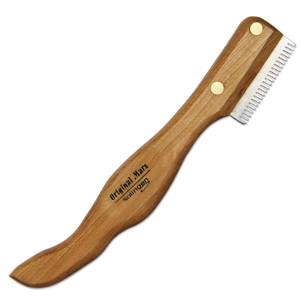 Mars - Ergonomisches Unterwoll Deckhaar  - Trimmmesser 
