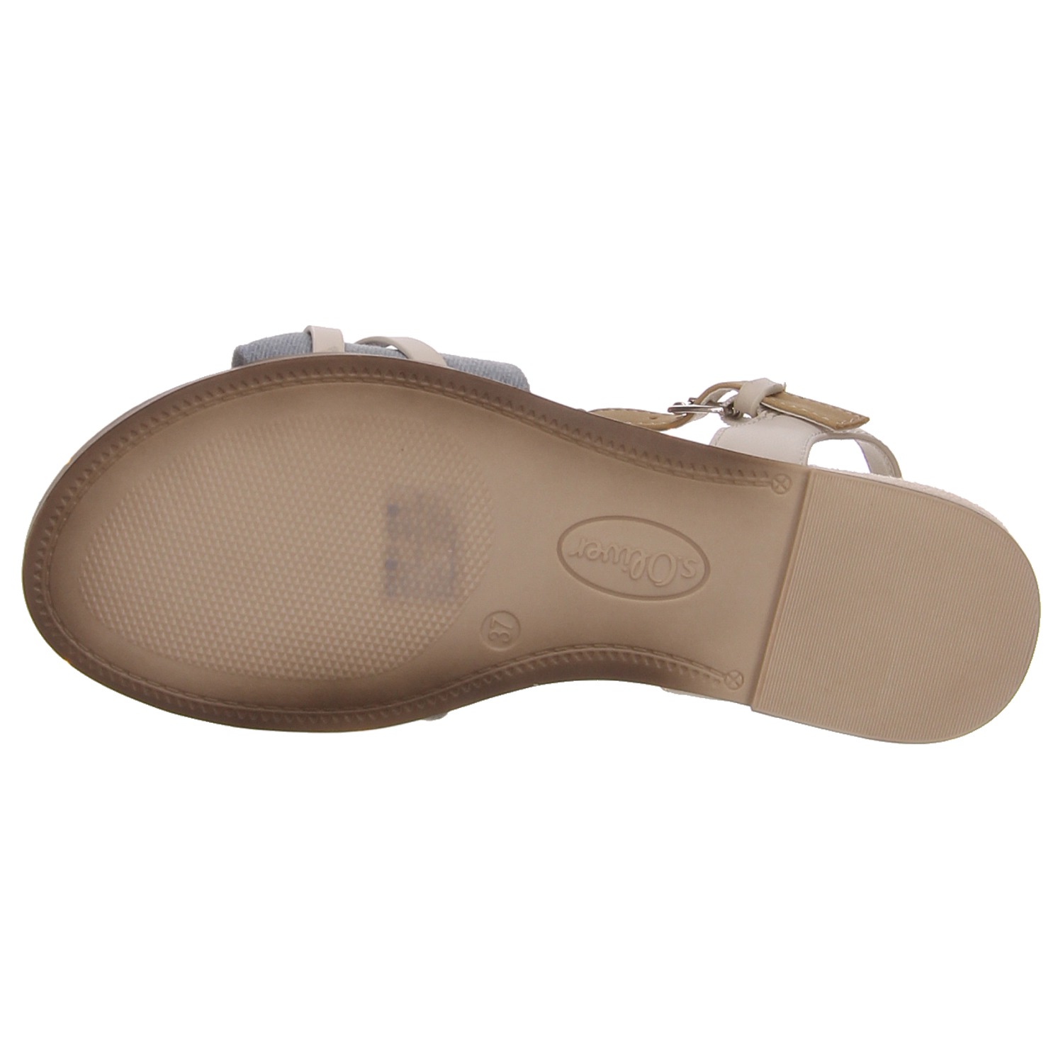 s.Oliver Sandalen blau/beige beige
