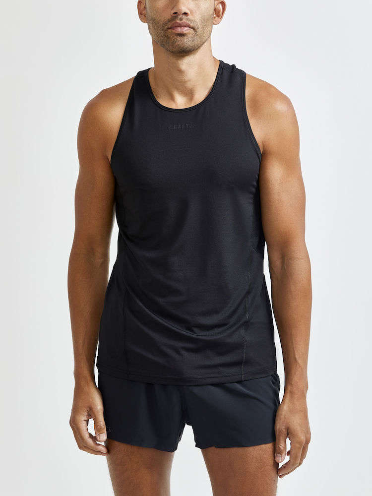 Craft ADV Essence Hardloop Singlet Zwart Heren