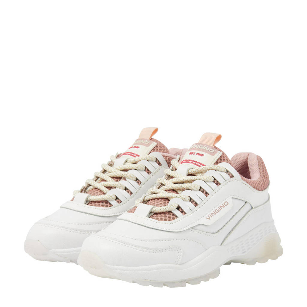 Vingino Fenna IIleren sneakers wit/roze