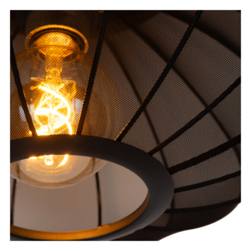 Lucide hanglamp Corina zwart