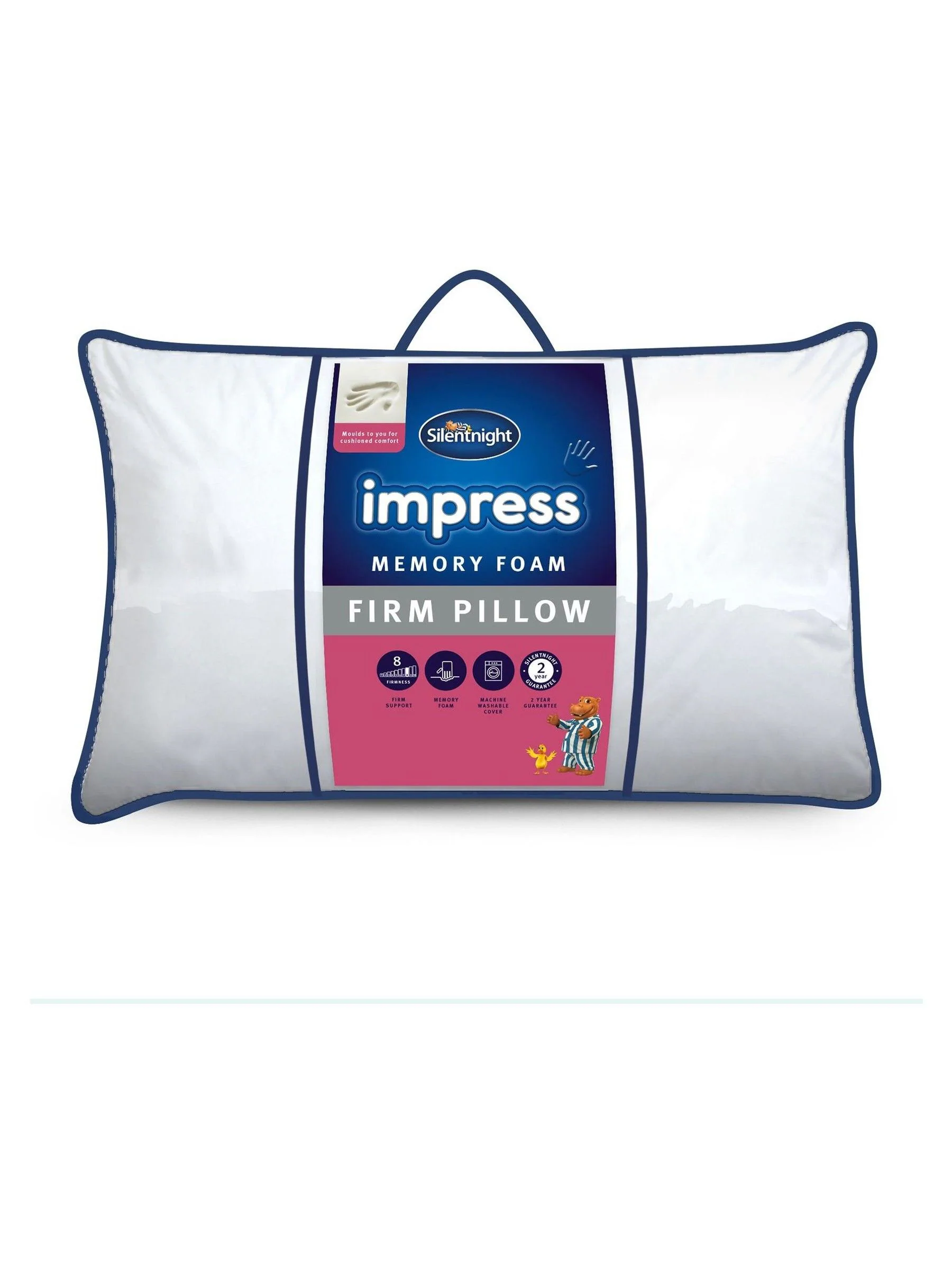 Silentnight Impress luxe kussen van geheugenschuim - Stevig