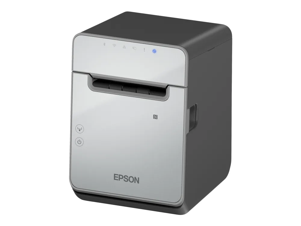 Epson TM L100 (111) - Kvitteringsprinter - termisk linje - Rulle (8 cm) - 203 x 203 dpi - op til 170 mm/sek. - USB 2.0, USB 2.0 vært, Gigabit LAN - sort