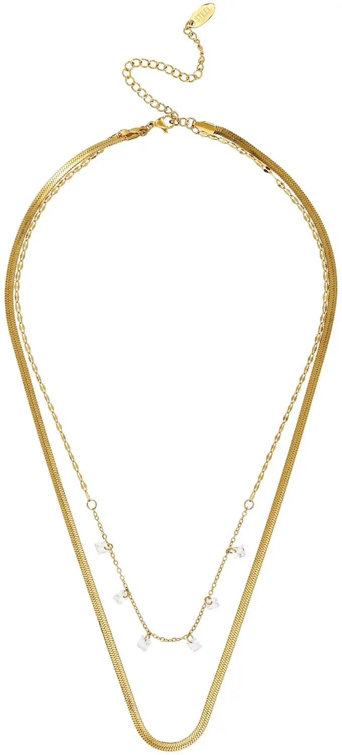 Layering Kette - Steel Gleam