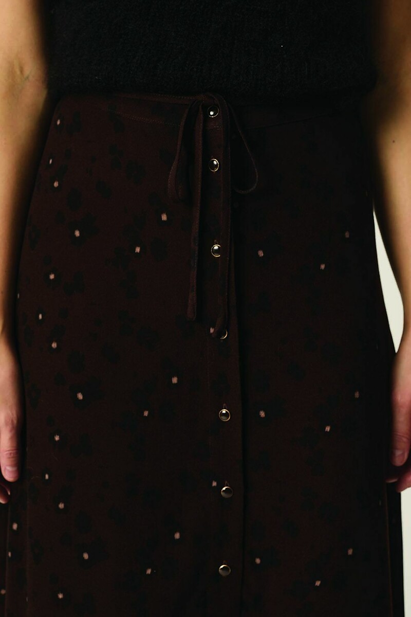 DES PETITS HAUTS<br>Midirok, luipaardprint, VALETTE