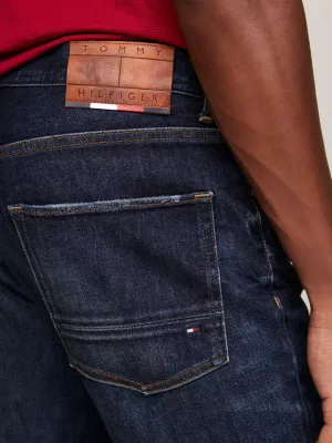 Calça jeans reta desbotada TH Flex Denton