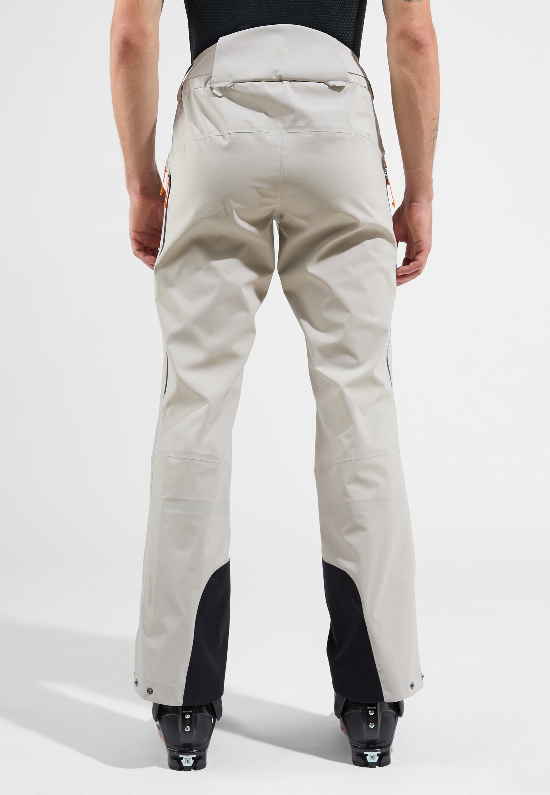 X-Alp 3L Hardshell-Skihose in silver cloud