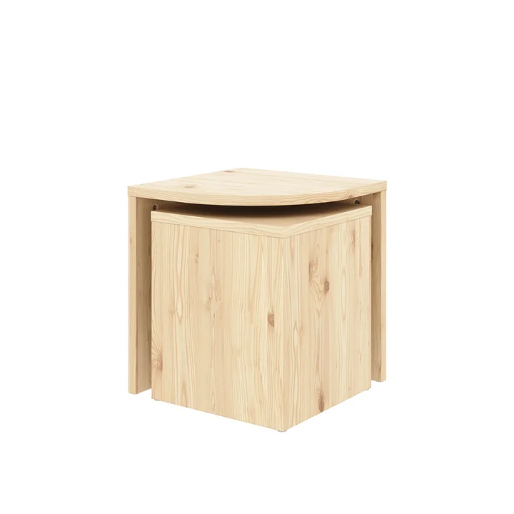 Karup Design - Combine Beistelltisch-Set, Kiefer natur (2er-Set)