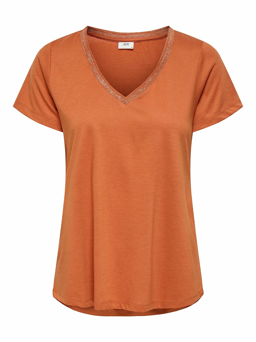 JDY<br>Camiseta com decote em V