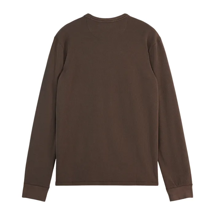 Scotch & Soda Waffle Longsleeve Shirt Heren