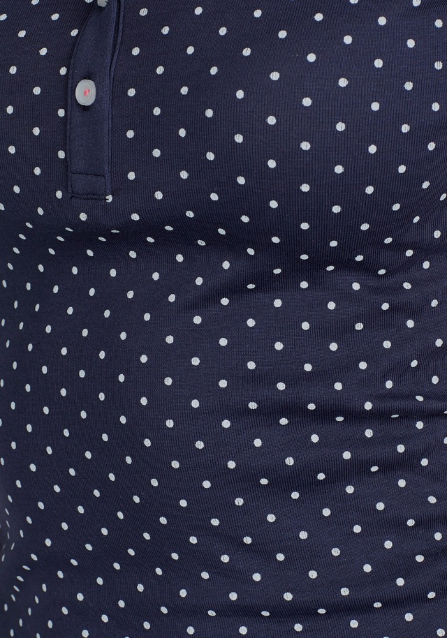 KangaROOS Poloshirt , figurbetonter Schnitt,  bedrucktes Punkte-Motiv,  Hemdblusenkragen